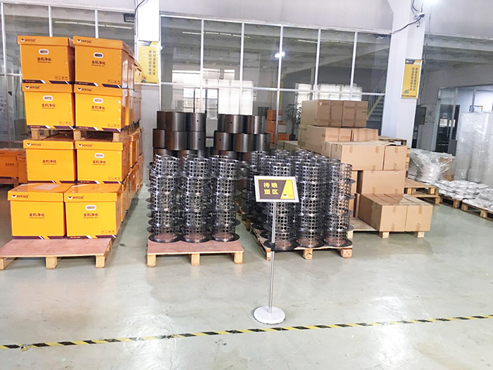 金機凈化待噴區