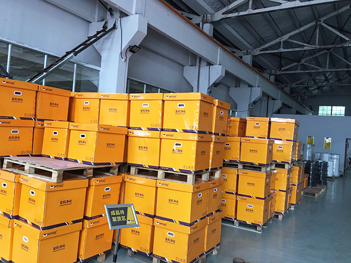 金機凈化成品待發貨區